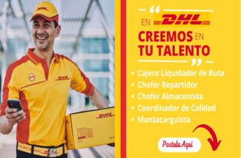 Impulsa tu carrera con DHL: Bolsa de trabajo abierta