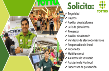 Convocatoria laboral Tottus: nuevas vacantes disponibles