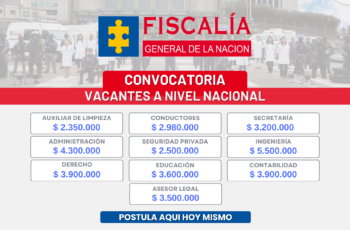 Empleo en la Fiscalía – Postúlate ahora