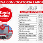 Convocatoria laboral Santa Isabel: vacantes disponibles en tiendas
