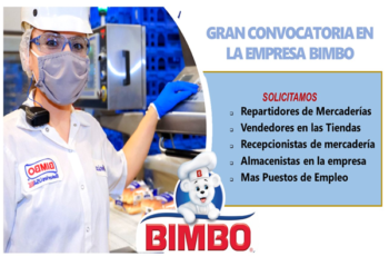 Convocatoria laboral: Bimbo Argentina