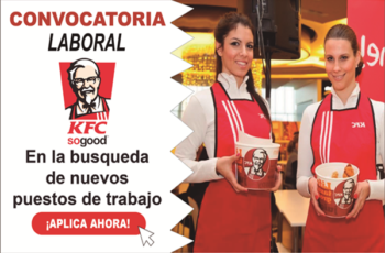 KFC está contratando – Postulate hoy
