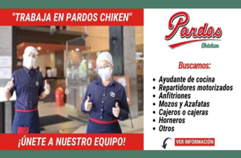 Nuevas oportunidades laborales en Pardos Chicken
