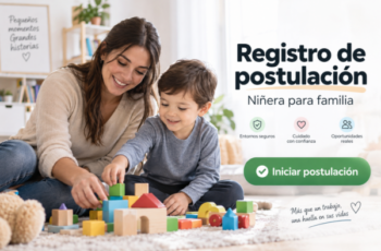 Convocatoria para trabajar como niñera para familia | Requisitos y postulación