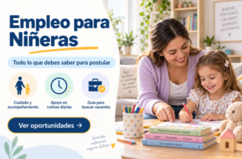 Empleo para Niñeras: Todo lo que Debes Saber para Postular
