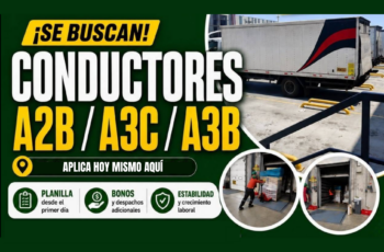 🇵🇪 Perú: oportunidades laborales para conductores