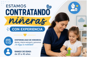 Nuevos empleos disponibles: Argentina solicita niñeras