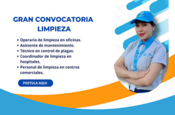 Bolsa de Empleo: Solicitamos auxiliares de limpieza 2026